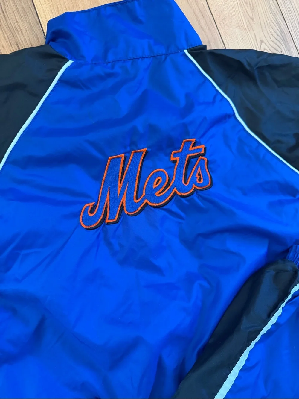 Vintage MLB New York Mets Tracksuit Set Toddler 24M Majestic Windbreaker Pants